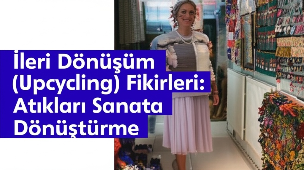 İleri Dönüşüm (Upcycling) Fikirleri: Atıkları Sanata Dönüştürme