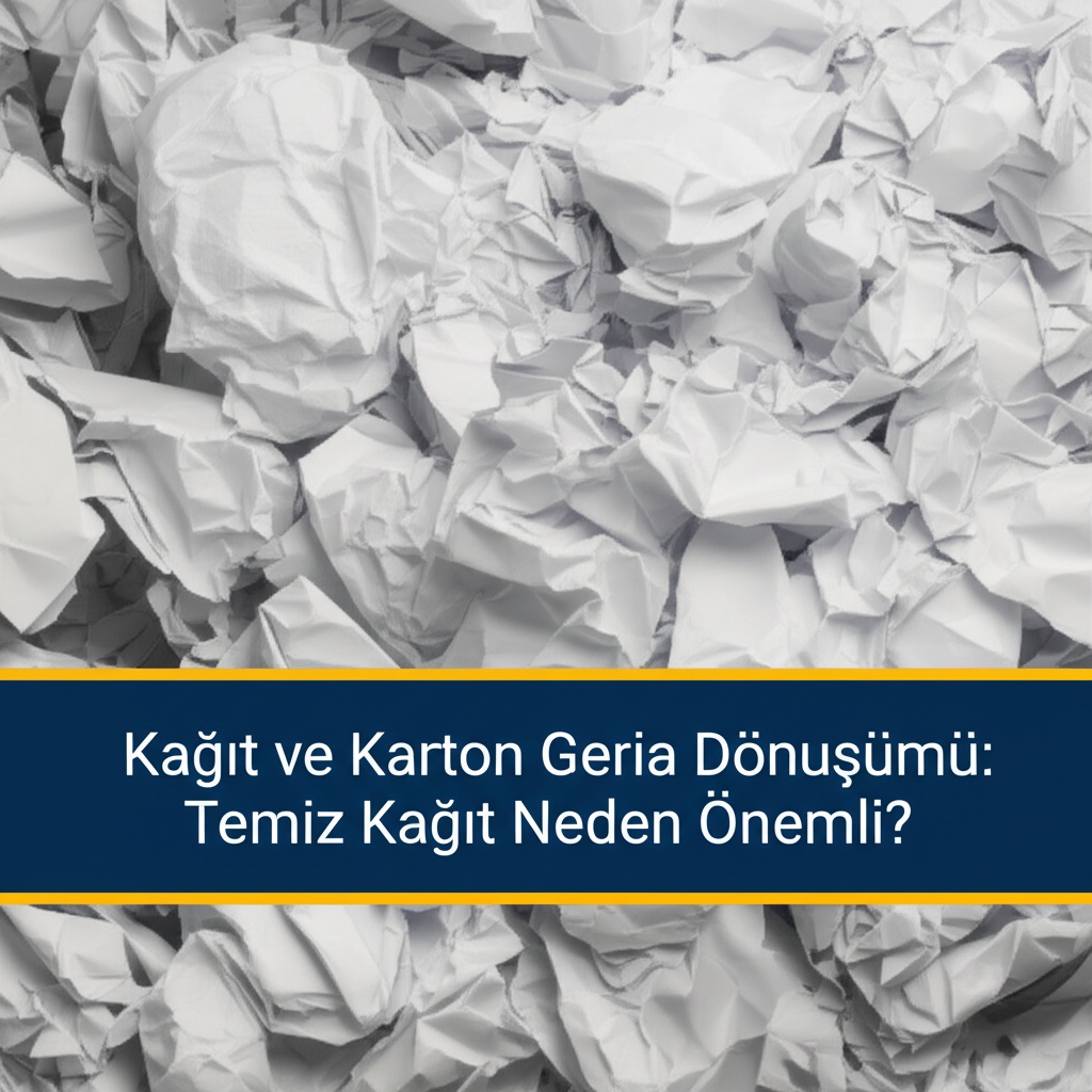 Kağıt ve Karton Geria Dönüşümü: Temiz Kağıt Neden Önemli?